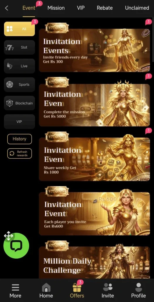 V77 Game (Best Earning Platform) Download APK In 2026