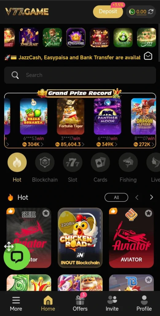 V77 Game download Apk