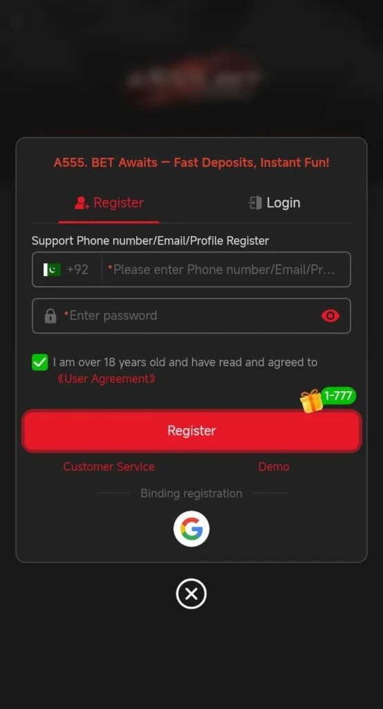 new earning agem in 2026 in pakistan a555 bet game