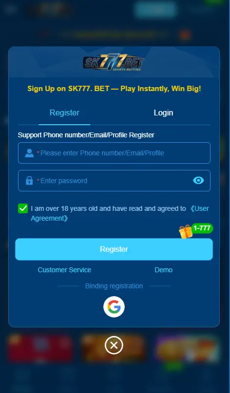 SK777 Game Download APK