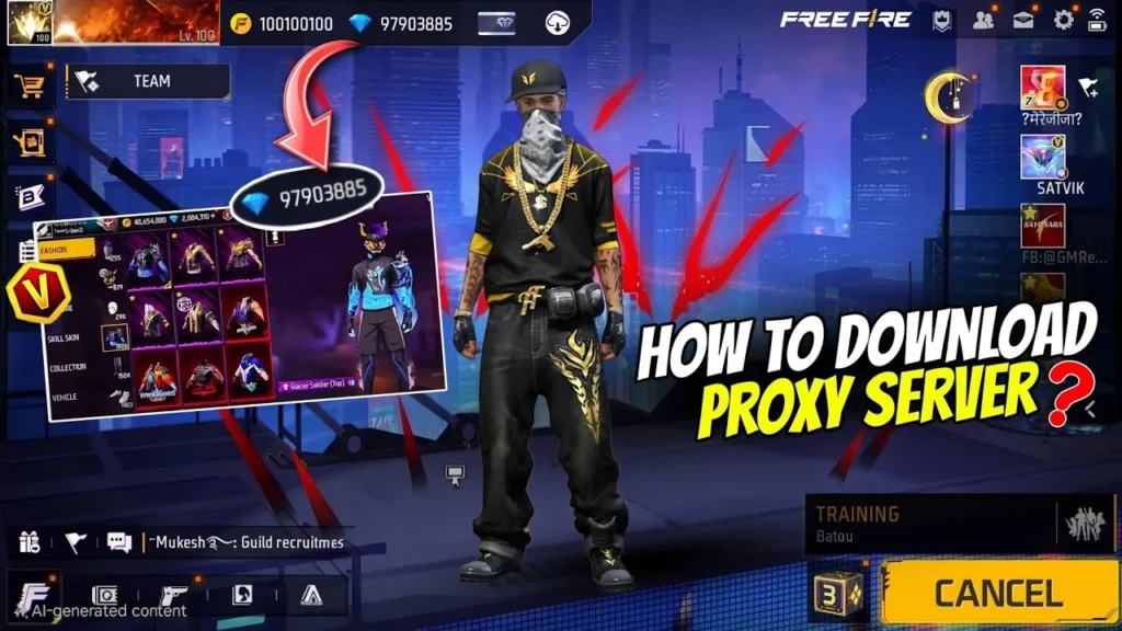 Proxy Server Free Fire APK