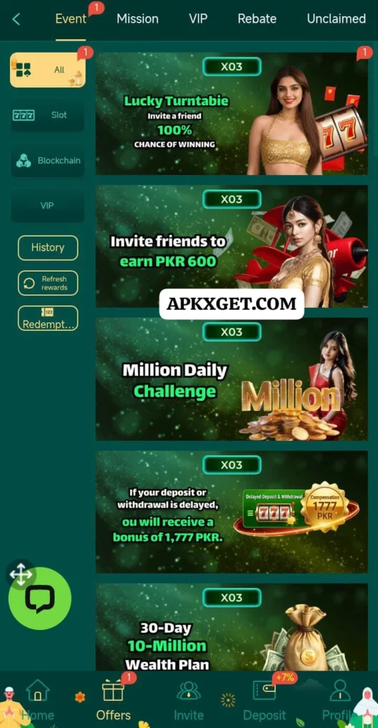 X03 Game latest earning game