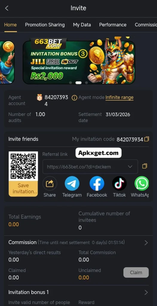 663Bet earning platform