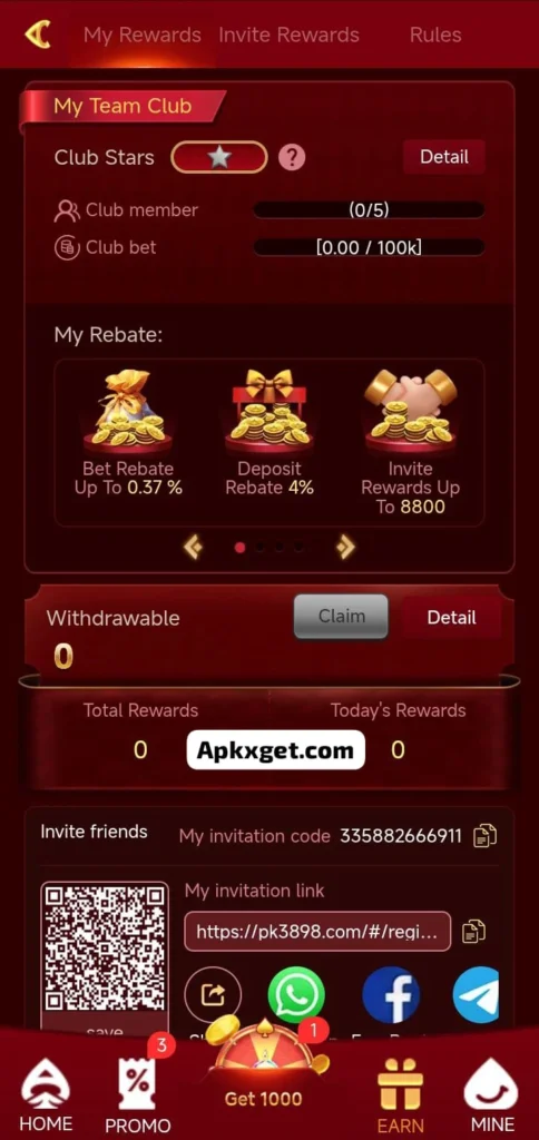 PK3 Game latest earning apk in pakistan