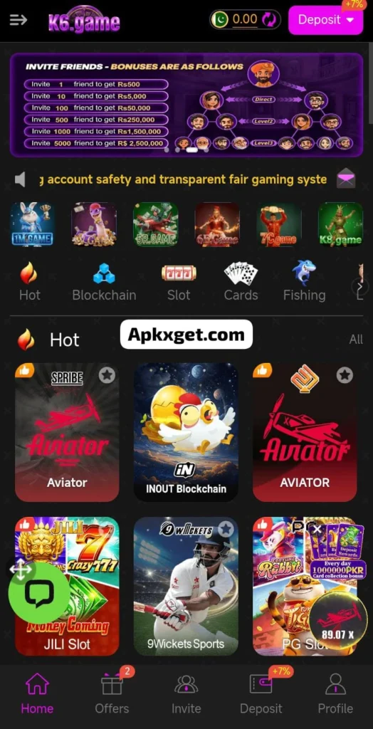 K6 Game new earning app