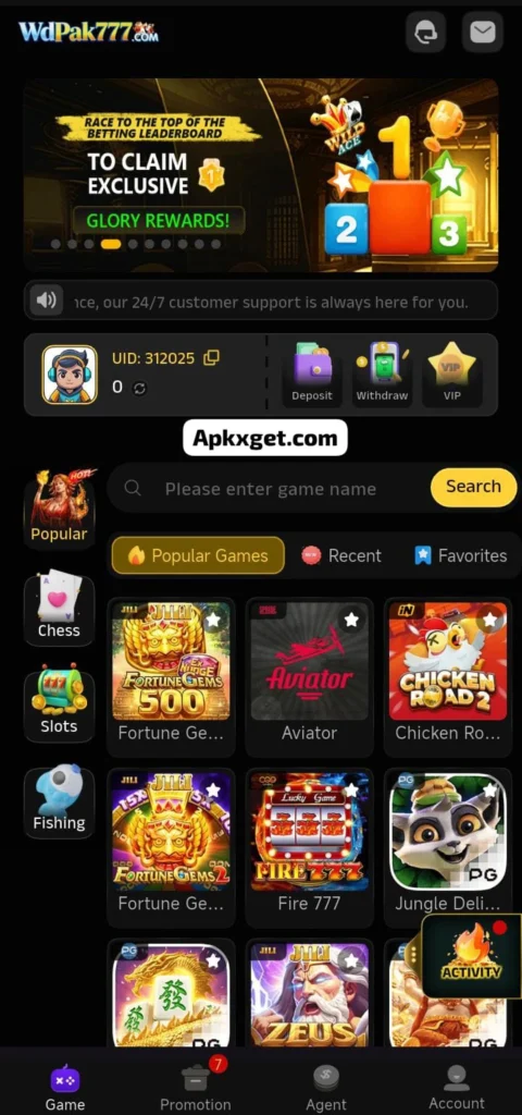 Wdpak777 download game