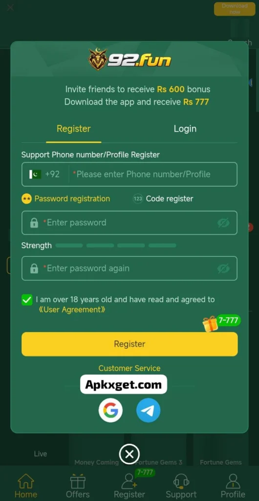 92Fun online game