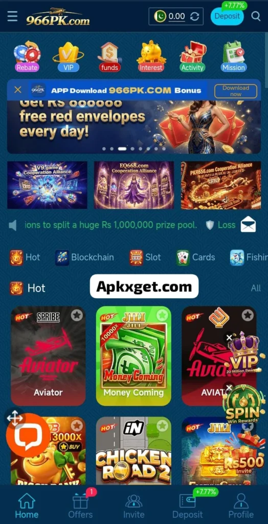 966PK real earning money app